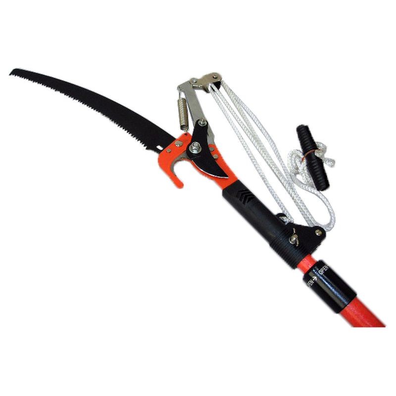 Corta-ramas de pértiga extensible tipo bypass (soporte de nylon) solo cabezal