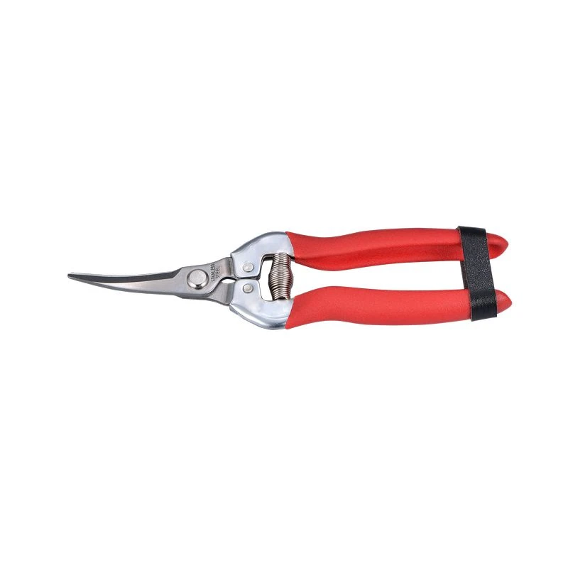 7-3/8" Stainless long curved blade harvesting snips