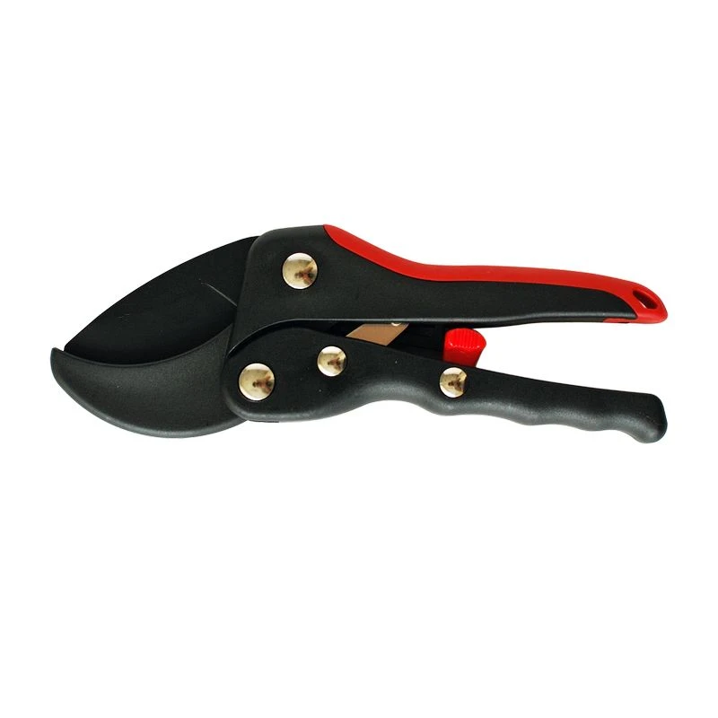 7" Tijeras de podar con trinquete y hoja curva