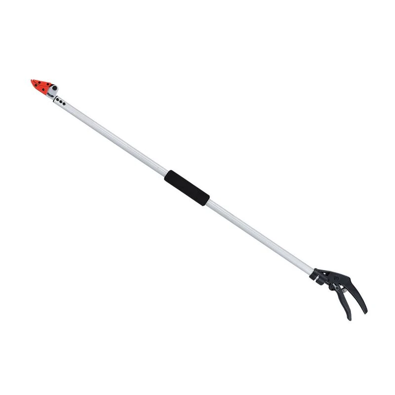 Cut & hold long reach pruner