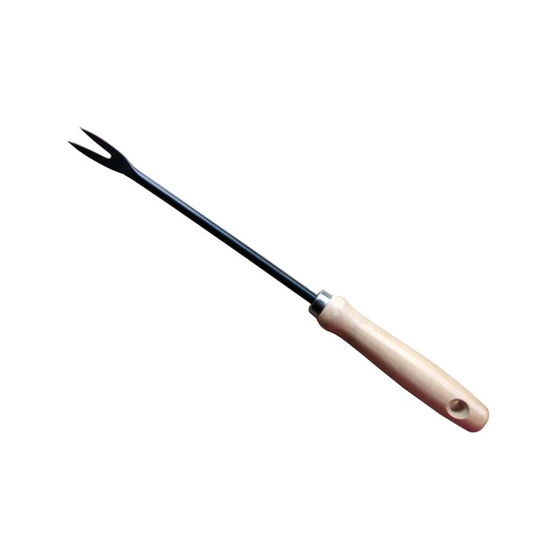 32cm desyerbador de mano, mango de madera