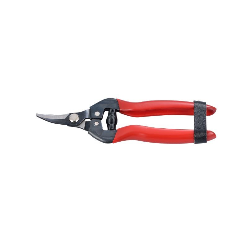 6-1/2" High carbon steel short curved blade snips